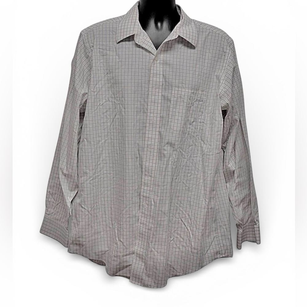 Brooks Brothers Men’s Plaid Button Down Shirt Classic Fit 16.5 x 33